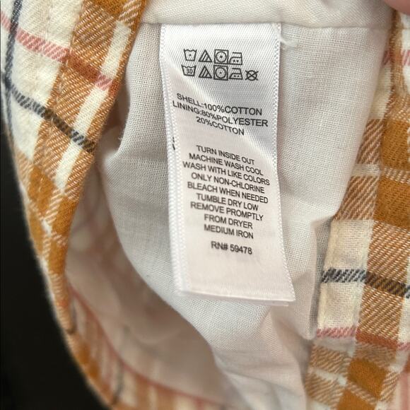 Tahari Girl’s Brown and White Plaid Overall Dress, Size 4T - Picture 10 of 10